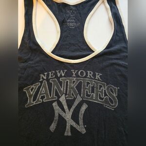 Yankees Navy Cotton Tank